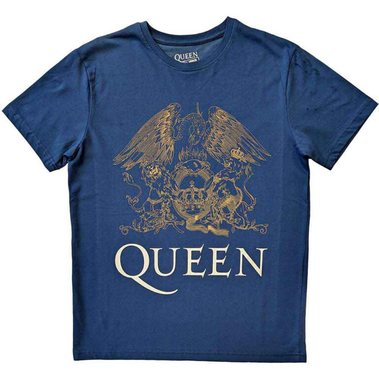 Queen Crest (Denim Blue) T-Shirt