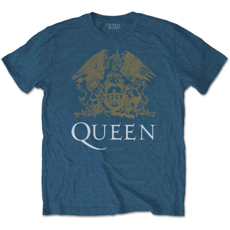 Queen Crest (Indigo Blue) T-Shirt