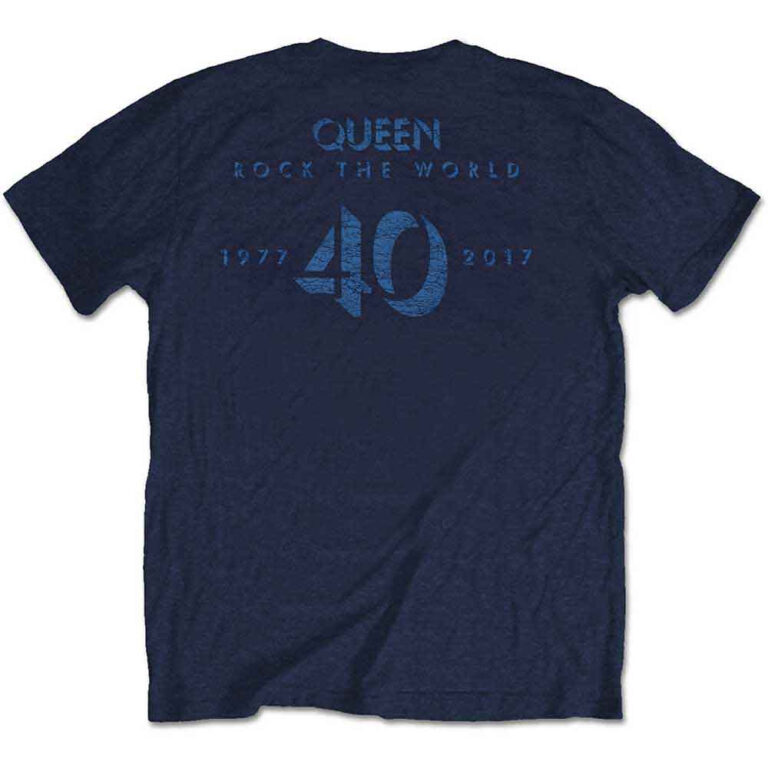 Queen News of the World 40th Vintage Logo T-Shirt