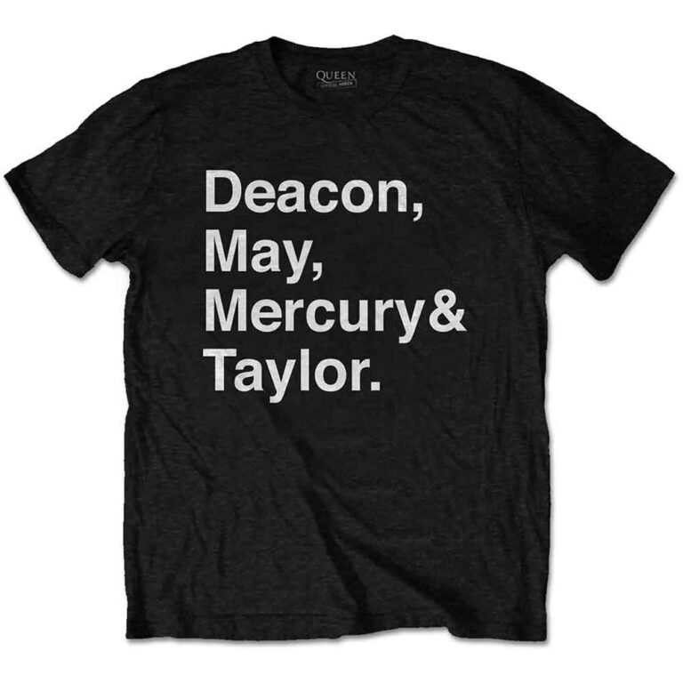 Queen Helvetica Band T-Shirt