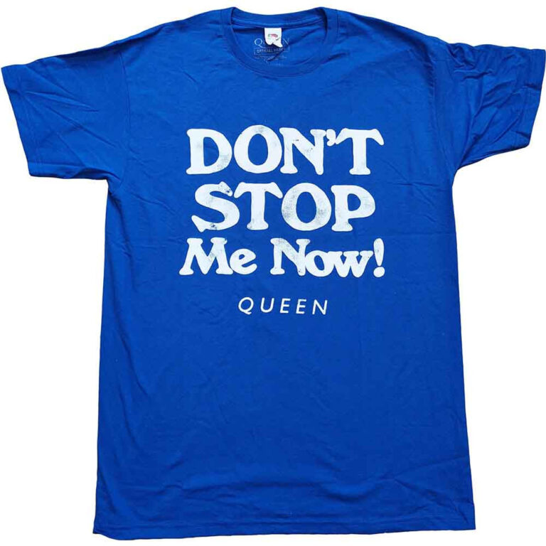 Queen Don’t Stop Me Now (Aqua Blue) T-Shirt