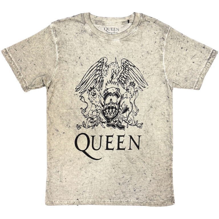Queen Crest (Dip-Dye On White) T-Shirt