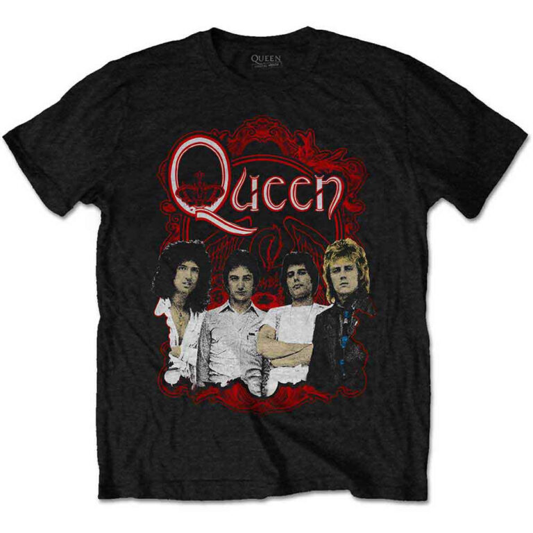 Queen Ornate Crest Photo T-Shirt
