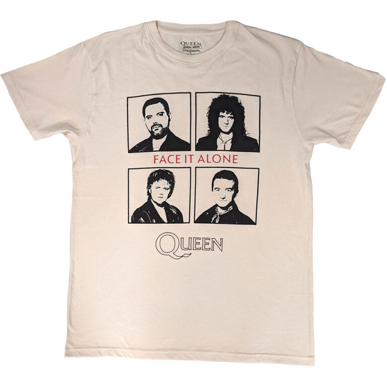 Queen Face It Alone Squares T-Shirt