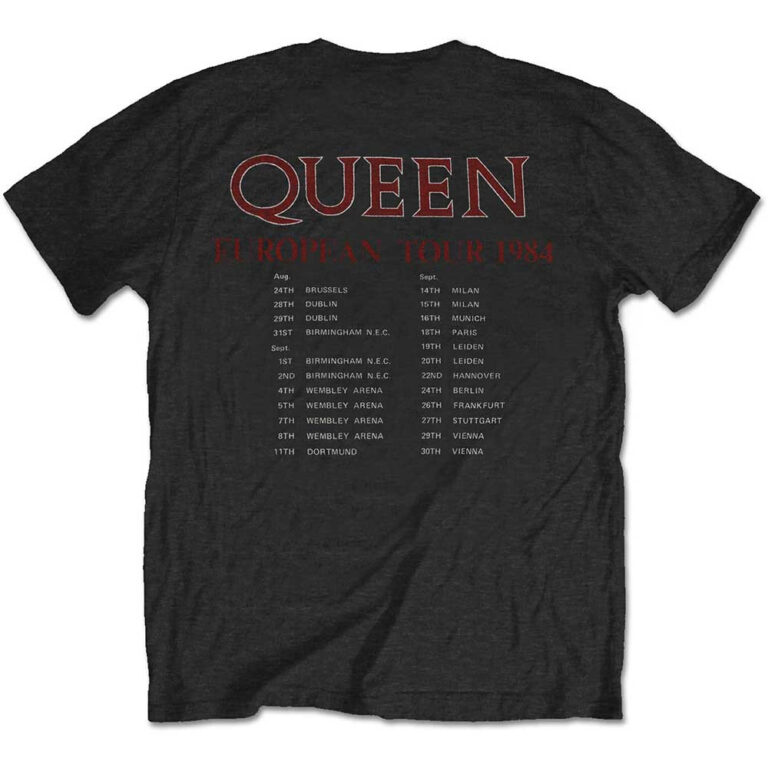 Queen European Tour 1984 T-Shirt