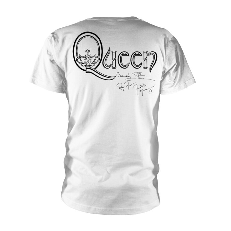 Queen – Crest Signatures Front / Back Print T-Shirt