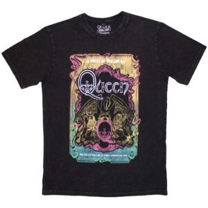 Queen A Night At The Opera Tour '76 Black T-Shirt