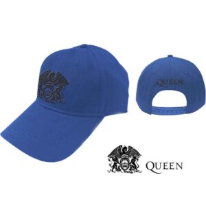 Queen Black Classic Crest Blue Baseball Cap