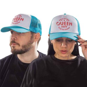 Queen Champions 77 Blue & White Mesh Back Cap