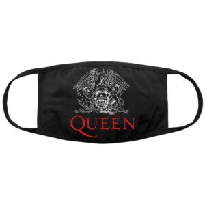Queen Classic Crest Black Face Mask