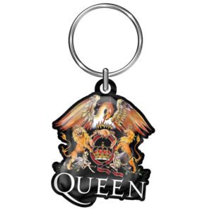 Queen Crest Die-Cast Relief Keychain