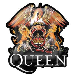 Queen Crest Pin Badge