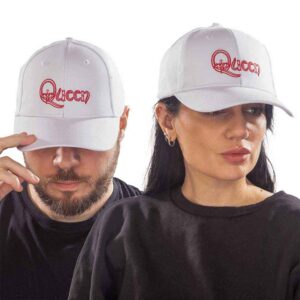 Queen Crown In Q Logo White Baseball Cap