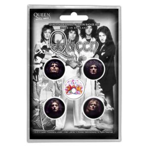 Queen Faces Badge Pack