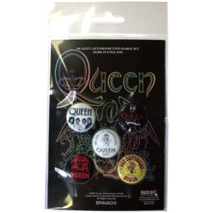 Queen Fat Bottomed Girls Badge Pack