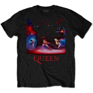 Queen Live Shot Spotlight Black T-Shirt