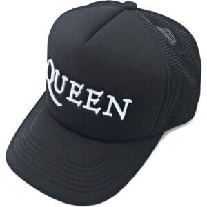 Queen Logo Black Mesh Back Cap