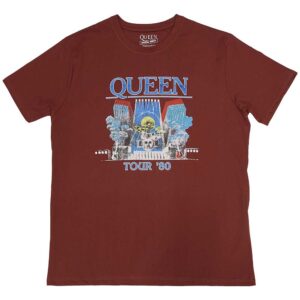 Queen Tour '80 Red T-Shirt