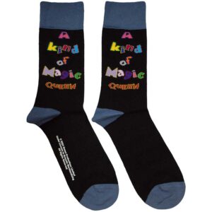 Queen Unisex A Kind Of Magic Black UK Size 7 - 11 Ankle Socks