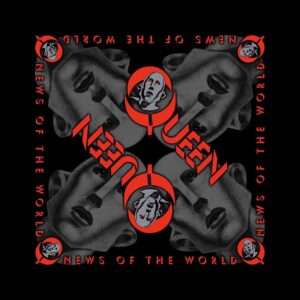Queen Unisex News of the World Black Bandana