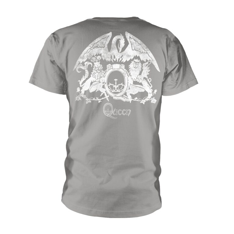 Queen – Solid Crest Front / Back Print T-Shirt