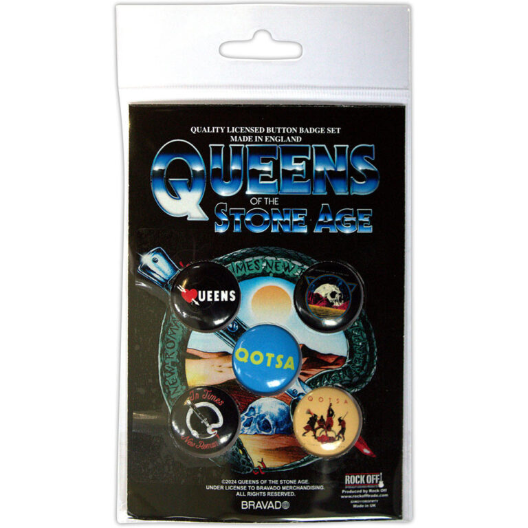 Queens Of The Stone Age Logos Badge Pack