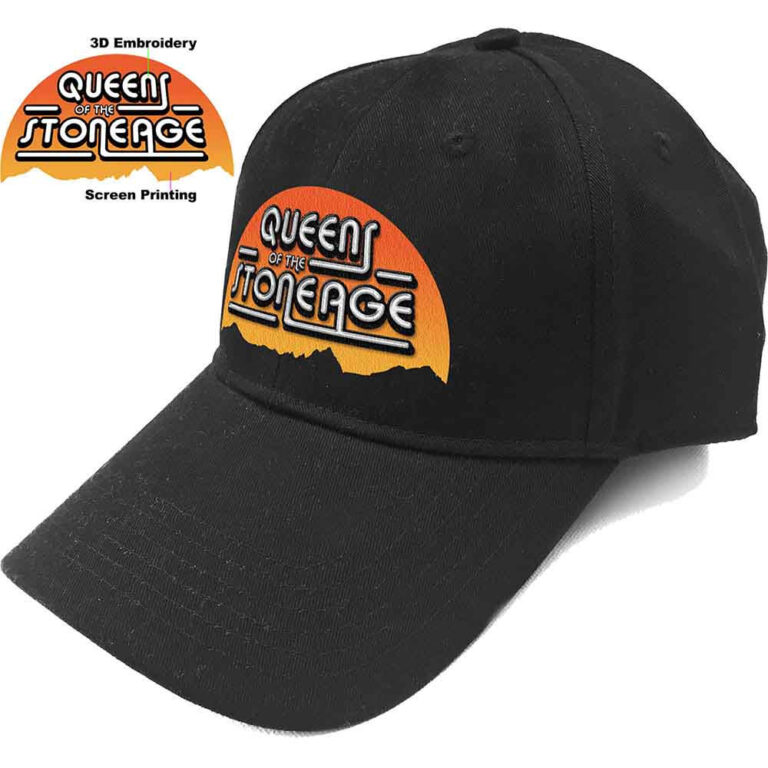 Queens Of The Stone Age Sunrise Logo Baseball Cap