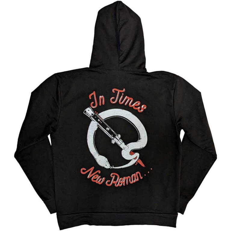 Queens Of The Stone Age Snake Logo Pullover Hoodie