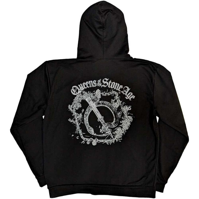 Queens Of The Stone Age Floral Chains Pullover Hoodie