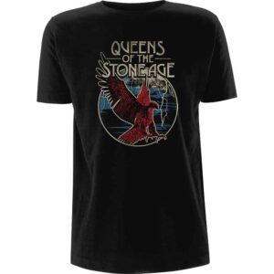 Queens Of The Stone Age Eagle Black T-Shirt