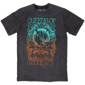 Queens Of The Stone Age Montage Charcoal Grey T-Shirt