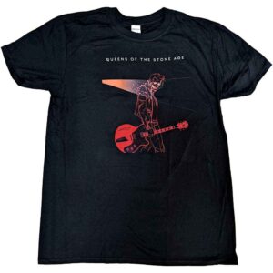 Queens Of The Stone Age Prague 2018 Black Back Print & Ex-Tour T-Shirt