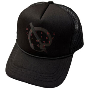 Queens Of The Stone Age Q Emblem Black Mesh Back Cap