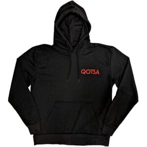 Queens Of The Stone Age Snake Logo Black Back Print Pullover Hoodie