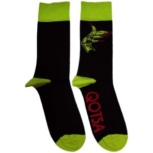 Queens Of The Stone Age Unisex Green Hands Black UK Size 7 - 11 Ankle Socks