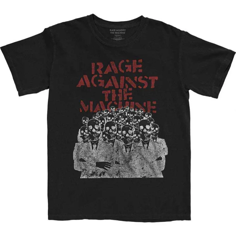 Rage Against The Machine Crowd Masks T-Shirt