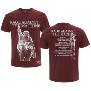 Rage Against The Machine BOLA Album Cover Back Print T-Shirt
