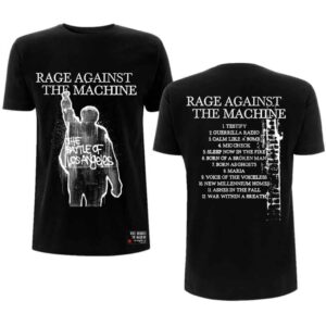 Rage Against The Machine BOLA Album Cover Black Back Print T-Shirt