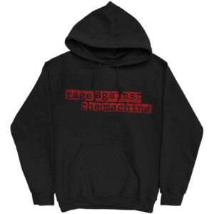 Rage Against The Machine Nuns Black Back Print Pullover Hoodie