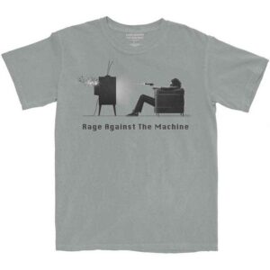 Rage Against The Machine Won't Do Light Grey Mineral Wash Wash Collection T-Shirt