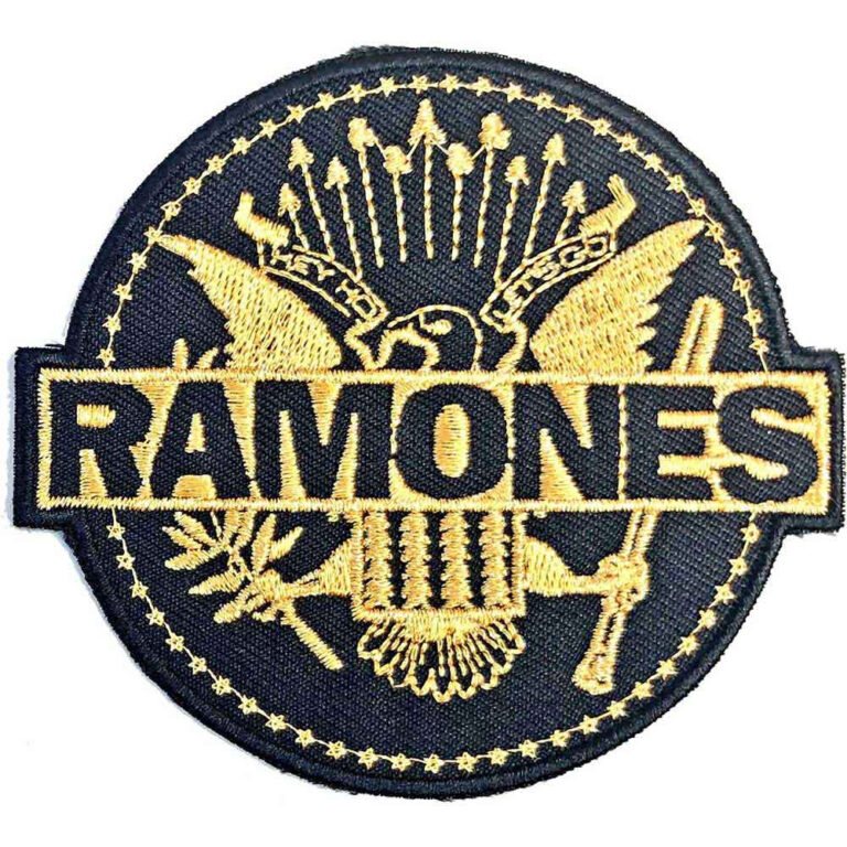 Ramones Gold Seal Patch