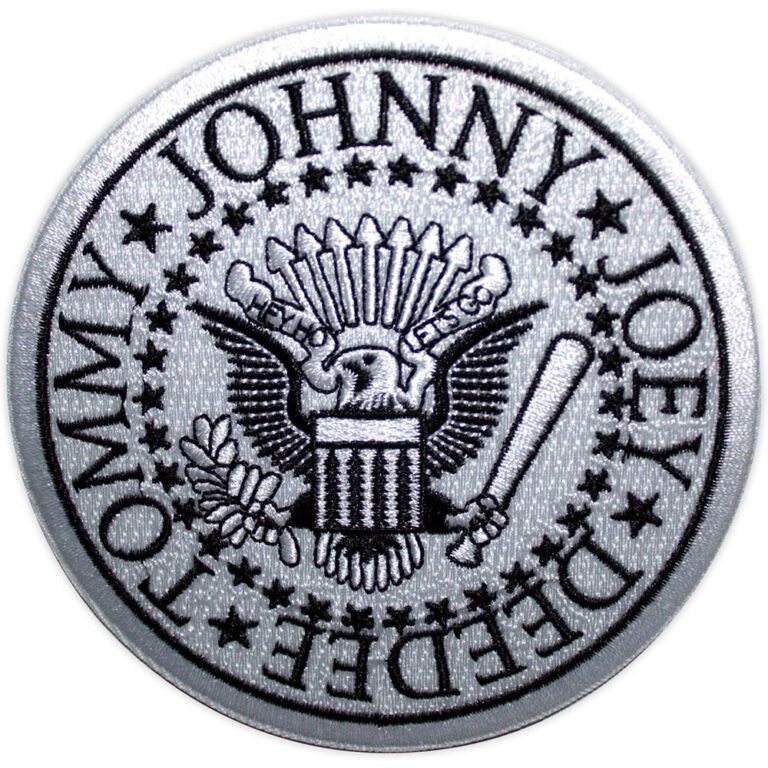 Ramones Presidential Seal White Patch