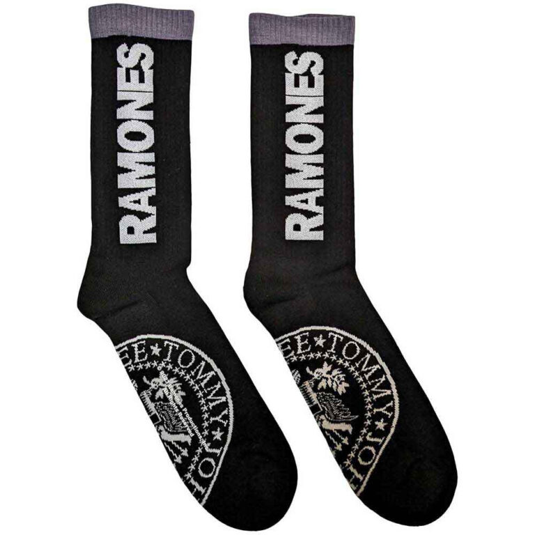 Ramones Presidential Seal (Black) (UK Size 7 – 11) Terry Socks