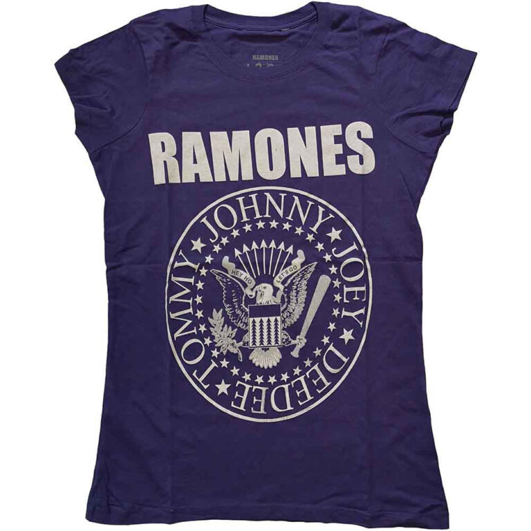 Ramones Presidential Seal (Purple) (LOS) Ladies T-Shirt