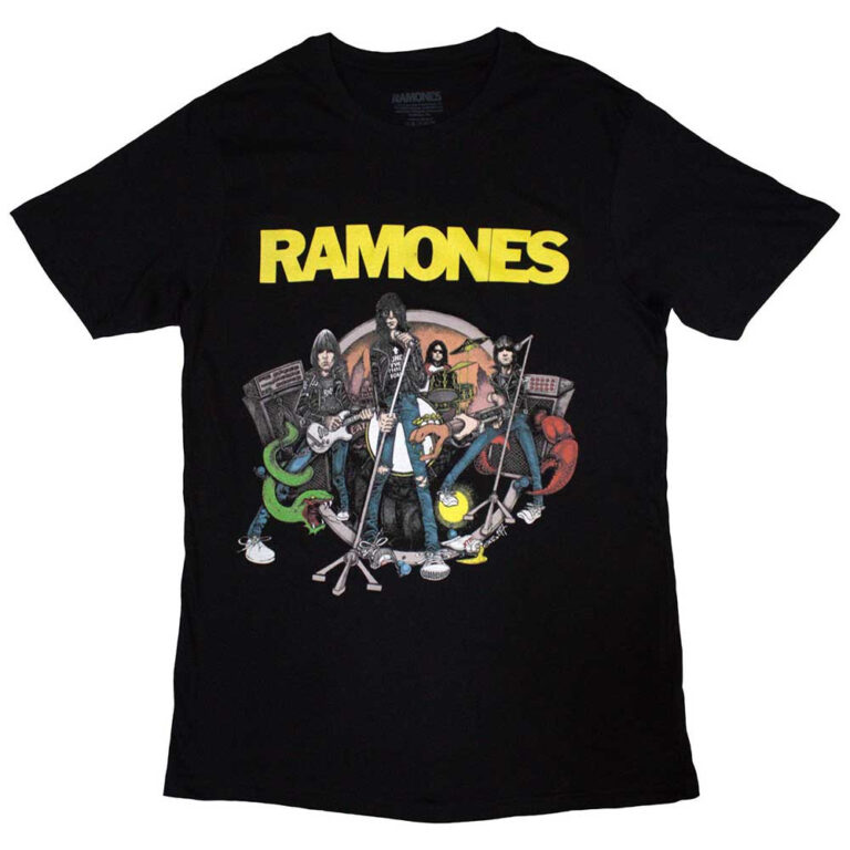 Ramones Cartoon Band T-Shirt