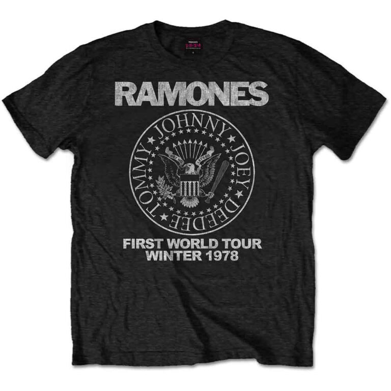 Ramones First World Tour 1978 T-Shirt