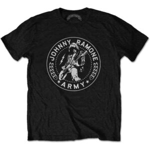 Johnny Ramone Army Seal Black T-Shirt