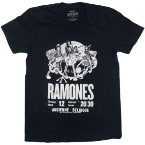 Ramones Belgique Black T-Shirt