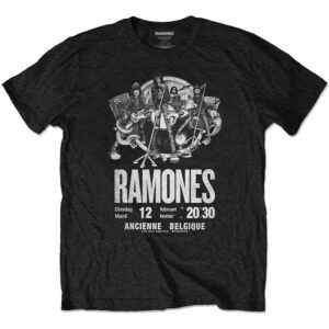 Ramones Belgique Eco Black T-Shirt