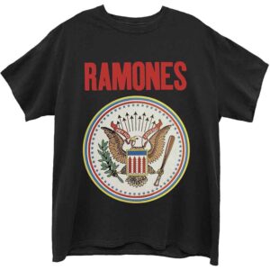 Ramones Full Colour Seal Black T-Shirt